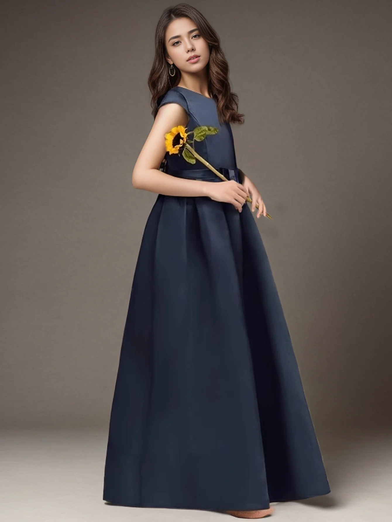 Girls' Open-Back Formal Dress — Image 6
