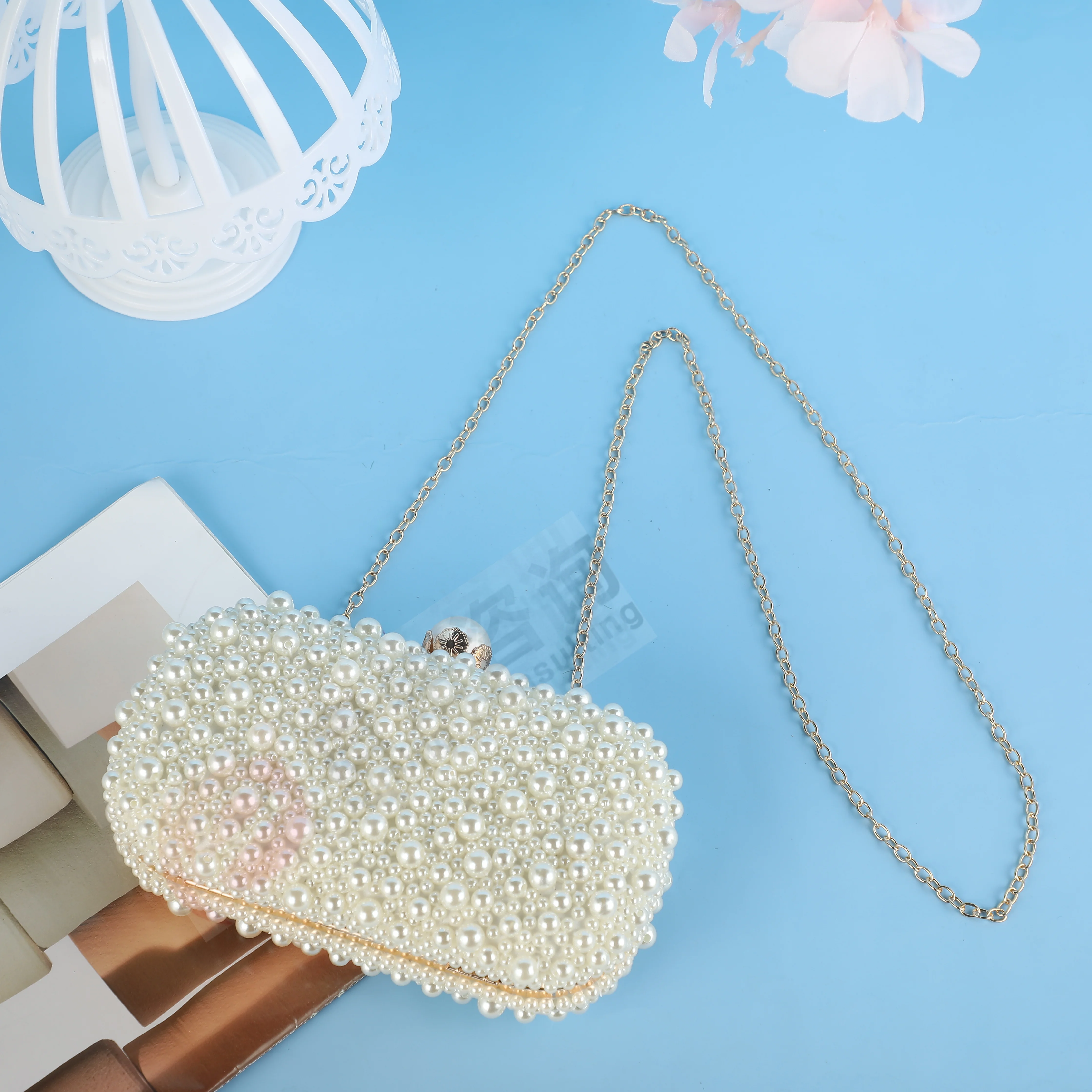 Handmade Shoulder Bag with Chain — Image 11