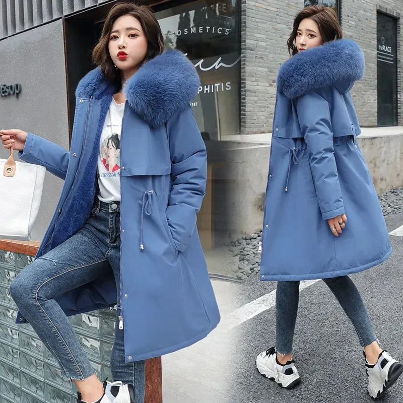 Korean-Style Loose Hooded Winter Jacket — Image 14