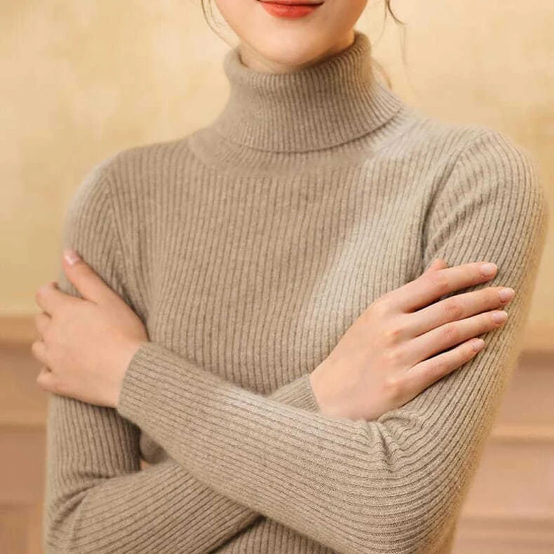 Turtleneck Winter Pullover — Image 5