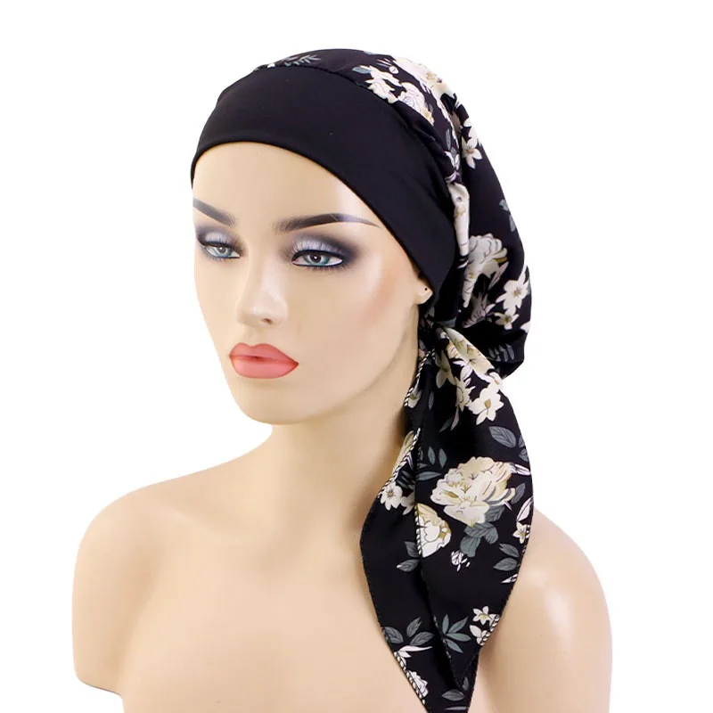 Black Beige Flower