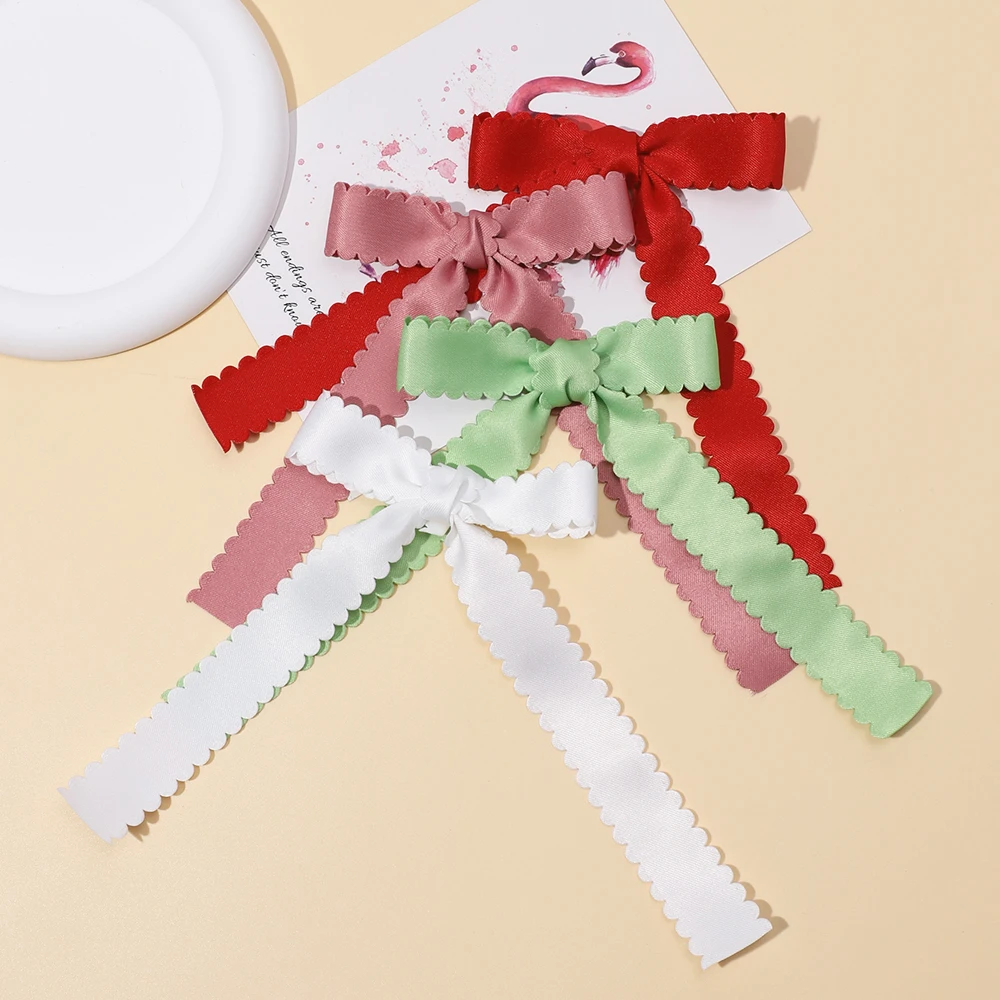 Girls' Elegant Satin Hair Accessory with Bow — Image 8