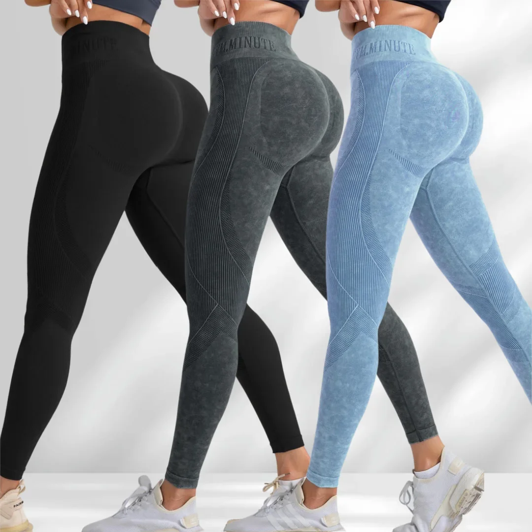 Seamless Hip-Lifting High-Waisted Yoga Pants — Image 11
