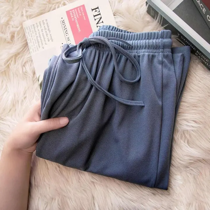 Silky-Feel Wide-Leg Pants — Image 13