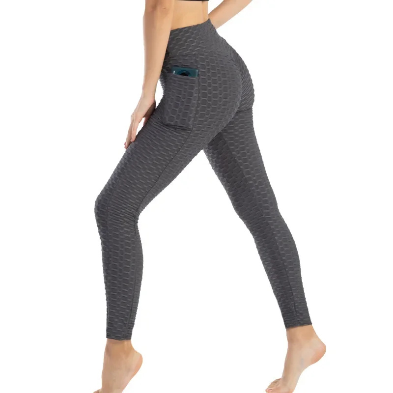 Stretchy Gym Leggings with Pocket — Image 10