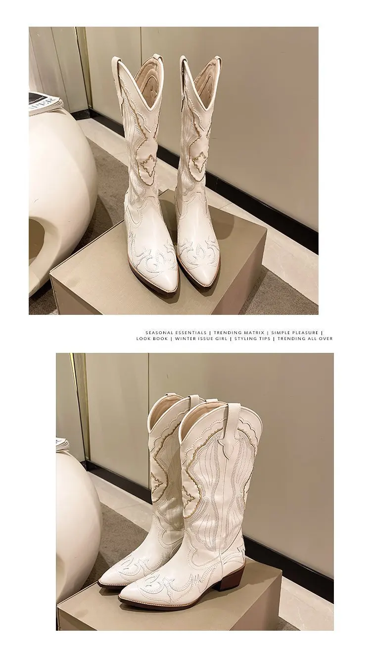 Embroidered Autumn Heels — Image 2