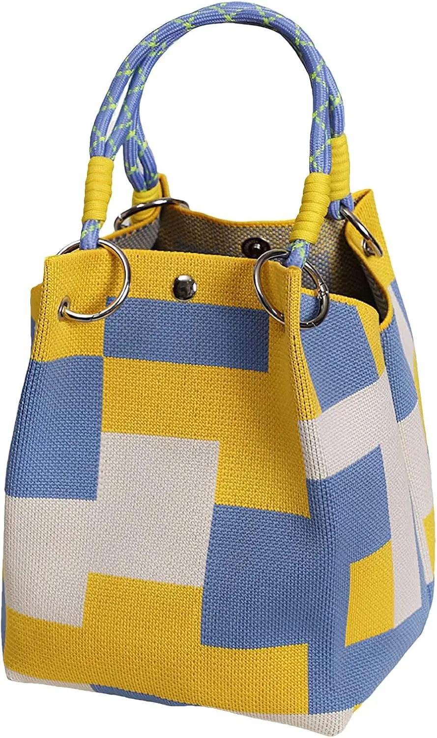 Blue And Yellow Chec