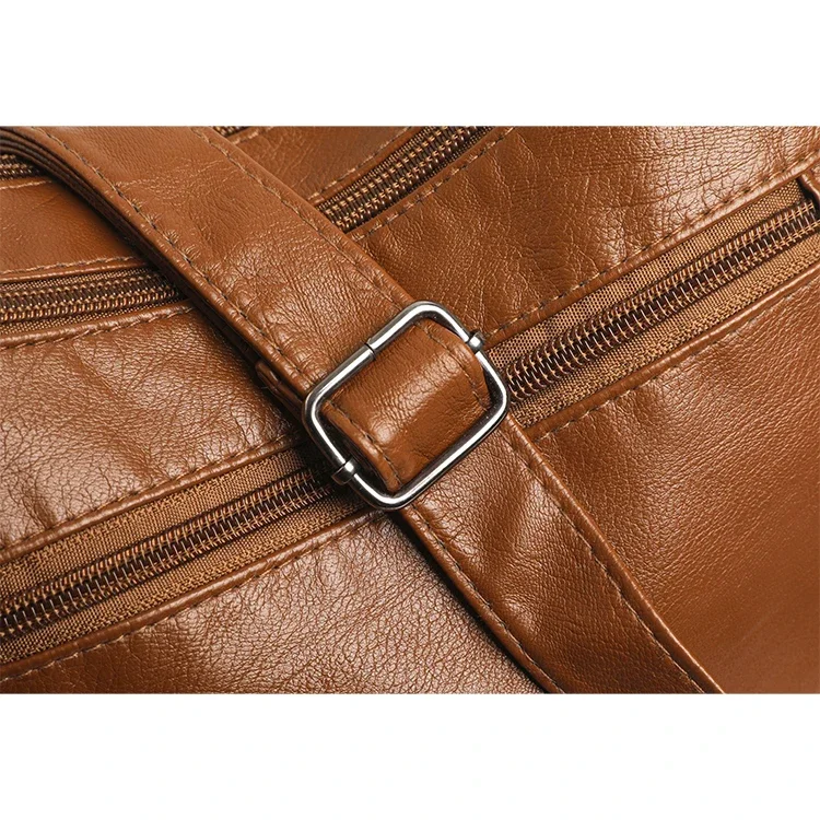 Adjustable Leather Crossbody Bag — Image 11