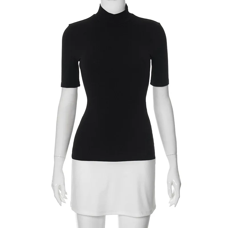Casual Short Sleeve Summer High-Waisted Dress — Image 10