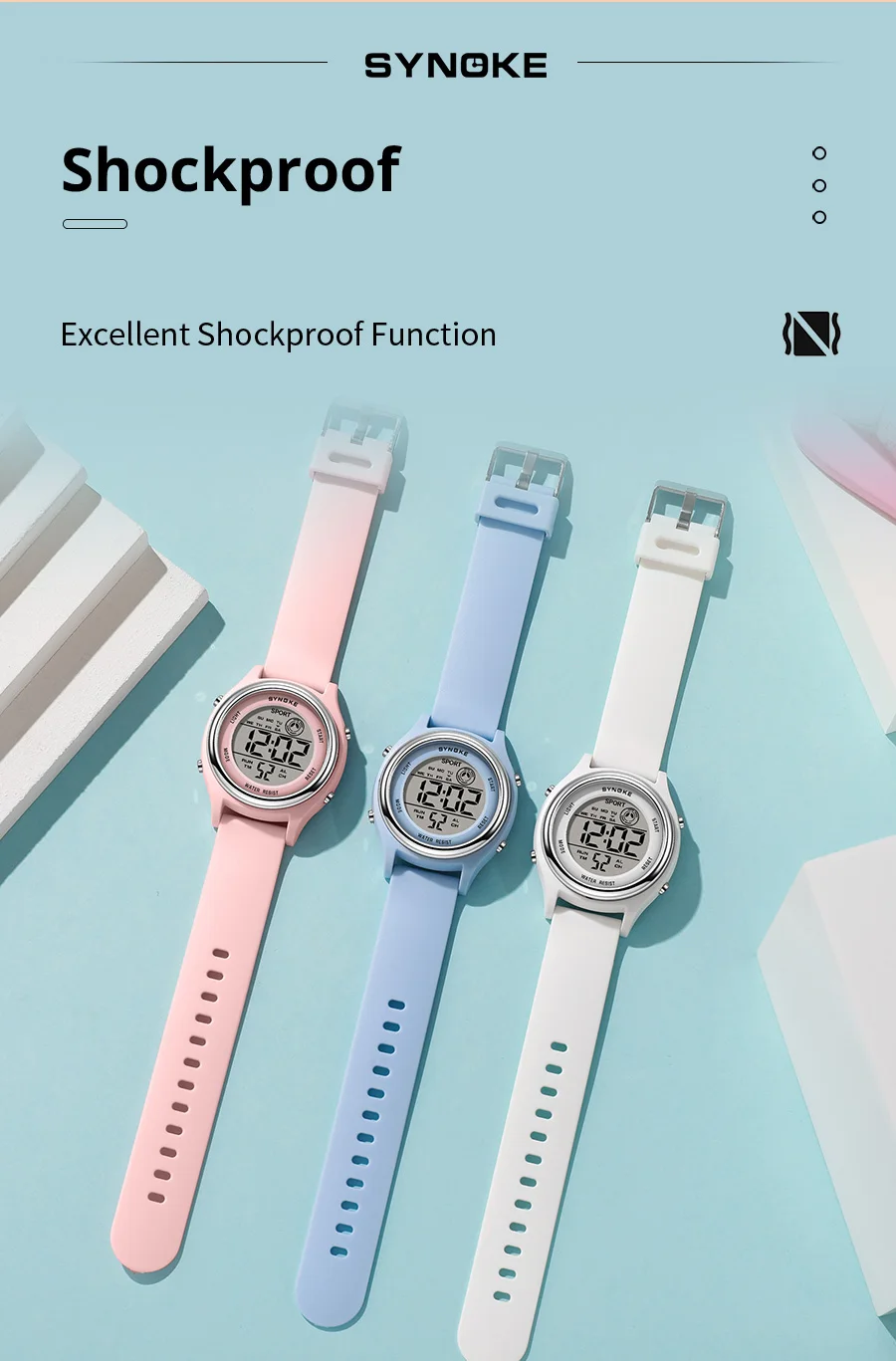 Kids' Water-Resistant Watch — Image 12