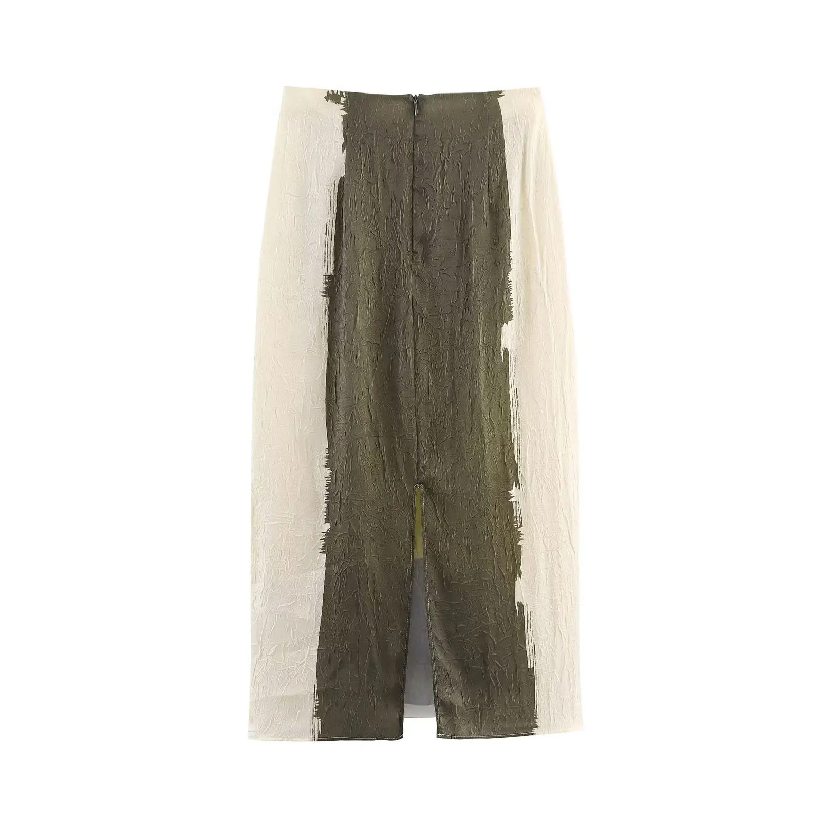 Spring Long Skirt with Zipper — Image 21