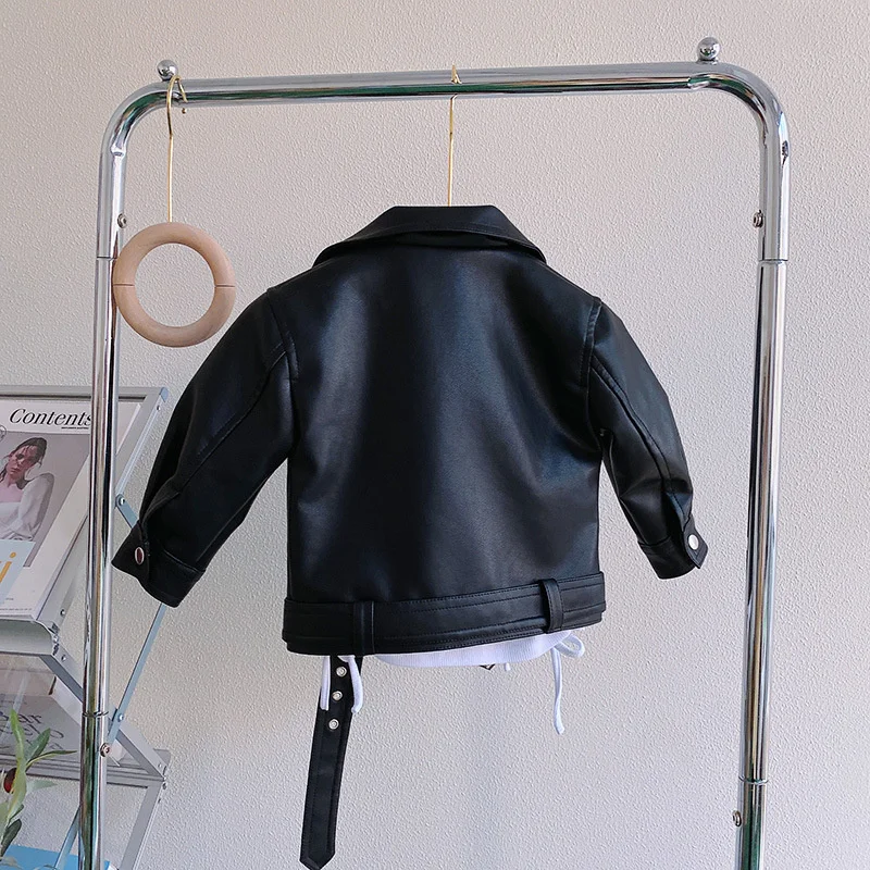 Girls' Leather Autumn Jacket — Image 30