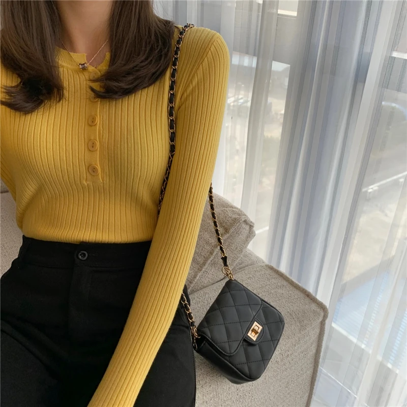 Knitted Sweater with Buttons — Image 19