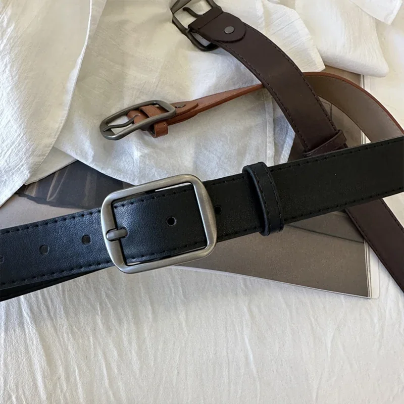 Vintage Faux Leather Belt — Image 9