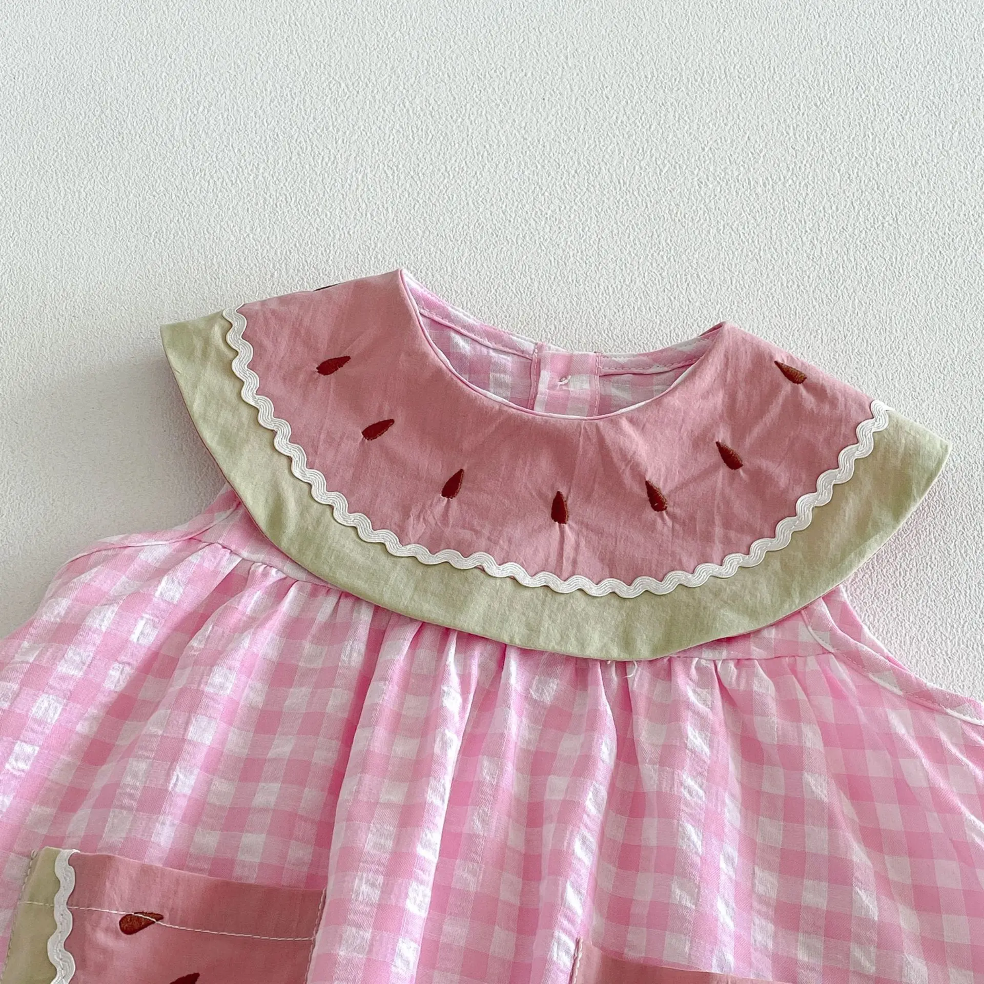 Kids' Plaid Summer Dress — Image 6
