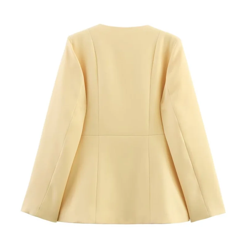 Retro Round Neck Blazer — Image 17