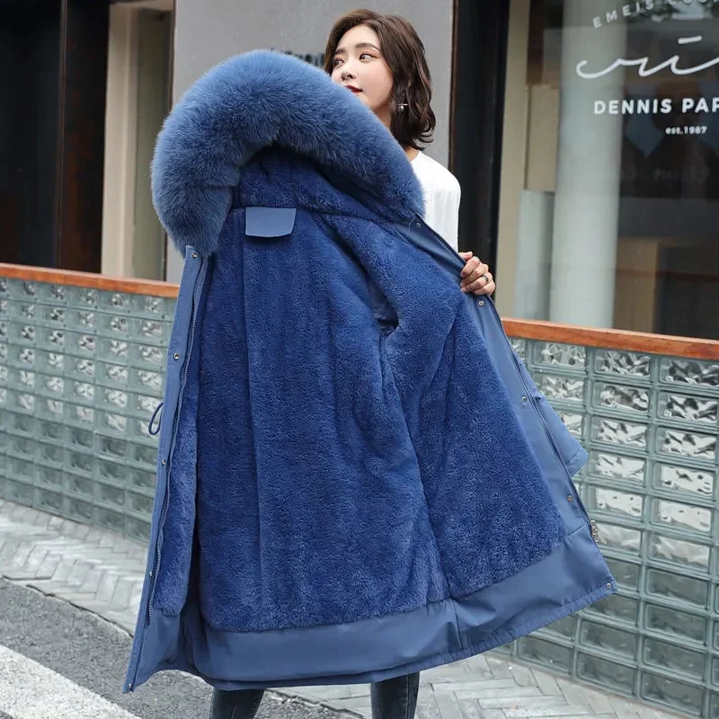 Korean-Style Loose Hooded Winter Jacket — Image 15