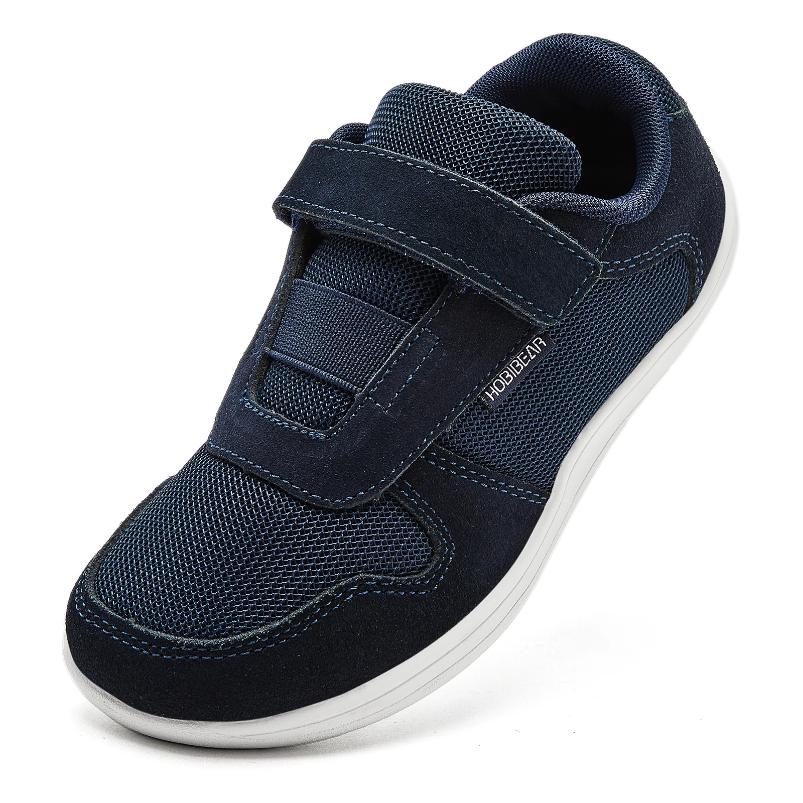 Kids' Lightweight Faux Leather Mesh Sneakers — Image 15