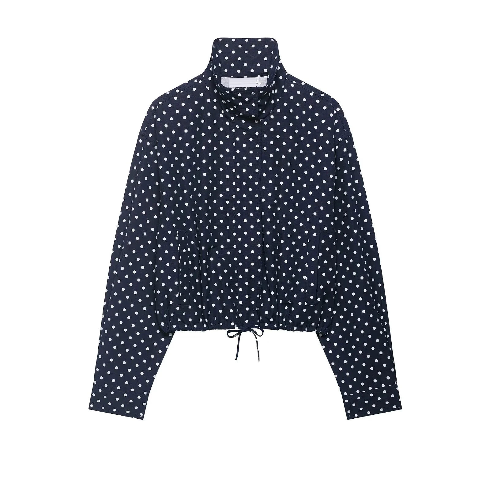 Navy Dot Top