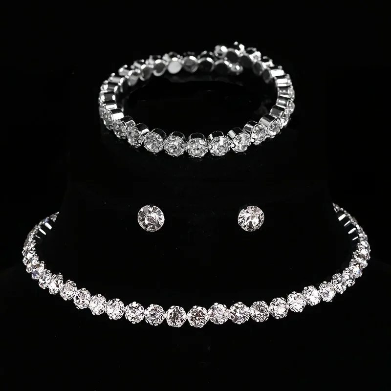 Crystal Round Jewelry Set — Image 7
