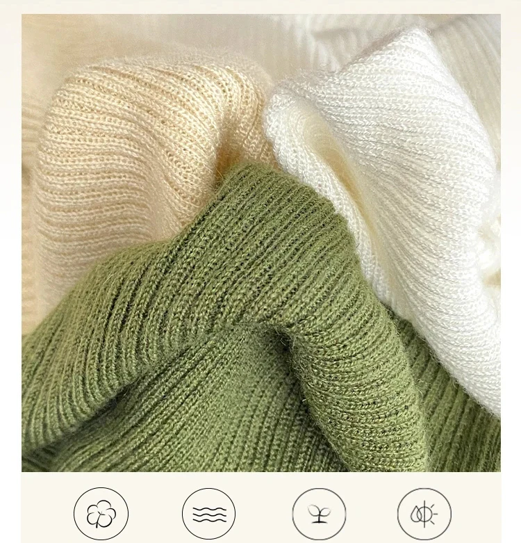 Vintage Solid Winter Sweater — Image 7