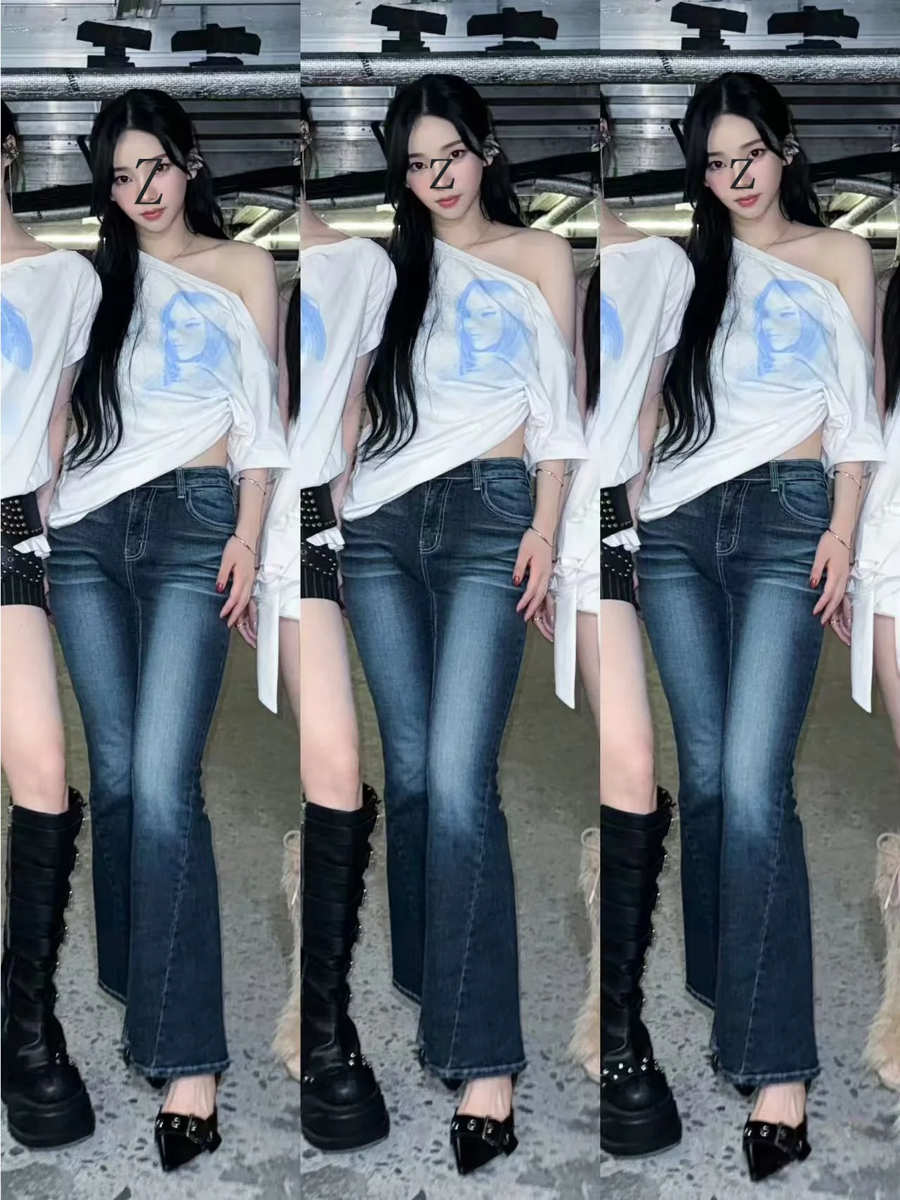 Vintage High-Waisted Jeans — Image 3