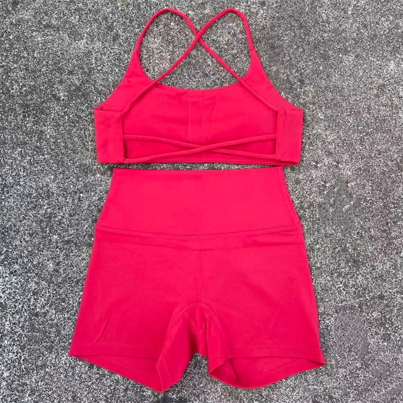 Red Yoga Set
