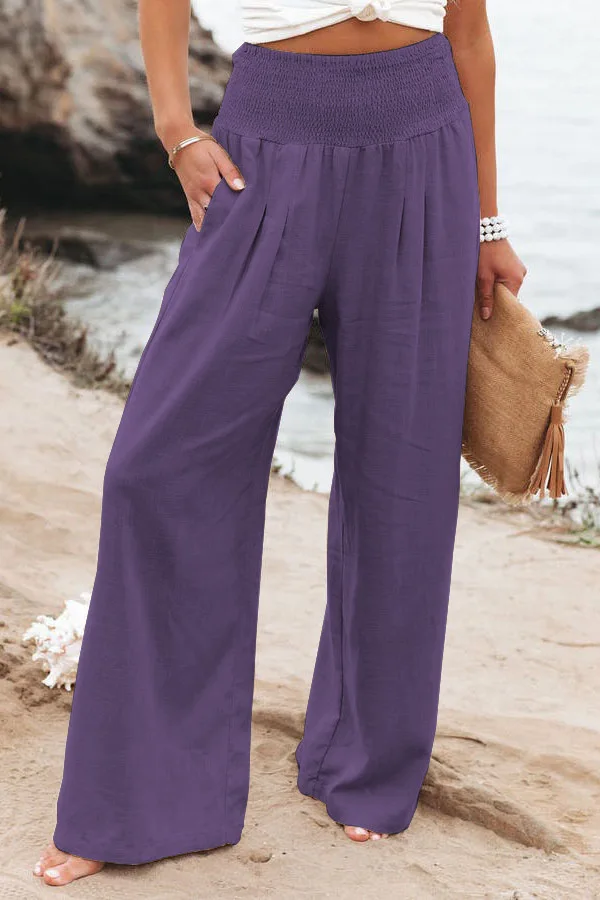 Casual Beach Pants with Drawstring — Image 16
