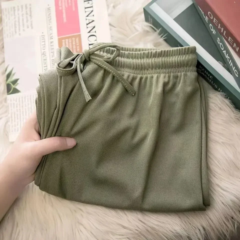 Silky-Feel Wide-Leg Pants — Image 17