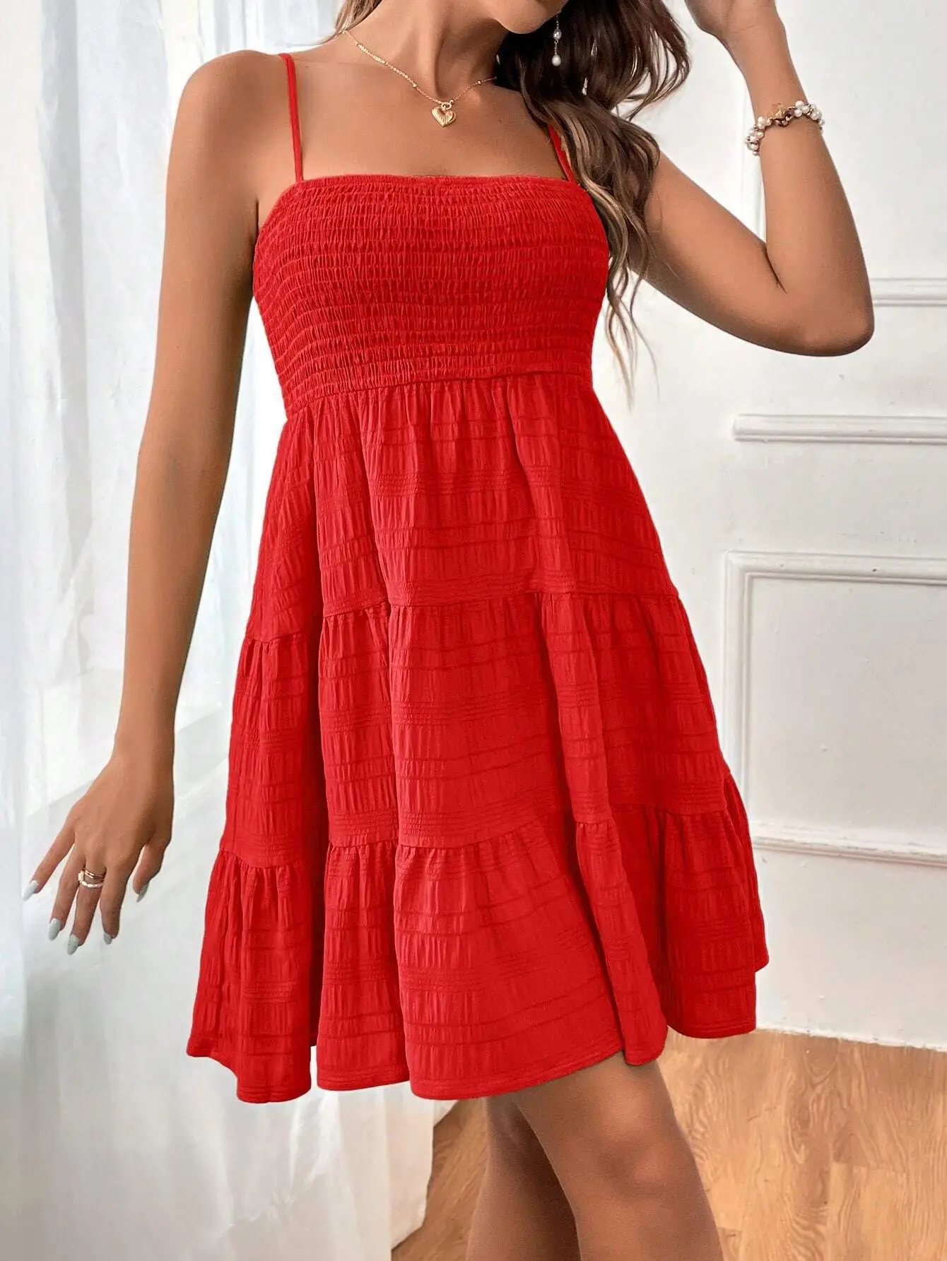 Mini Dress with Straps — Image 10
