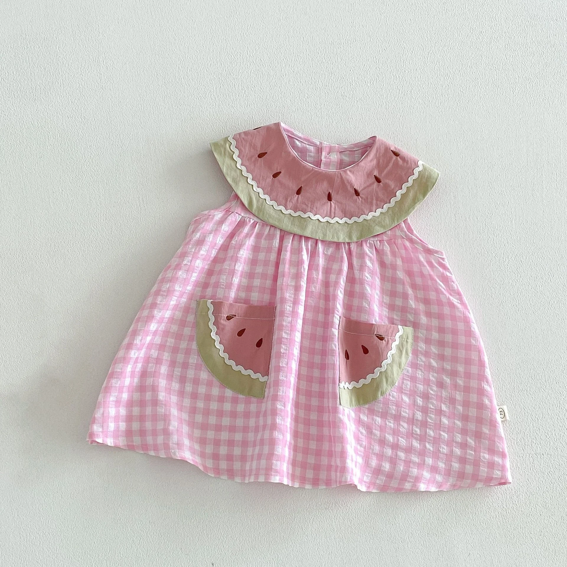 Kids' Plaid Summer Dress — Image 5