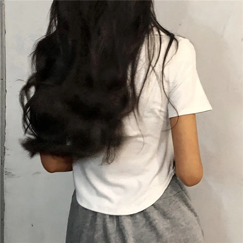 Solid Short Sleeve Summer Top — Image 12