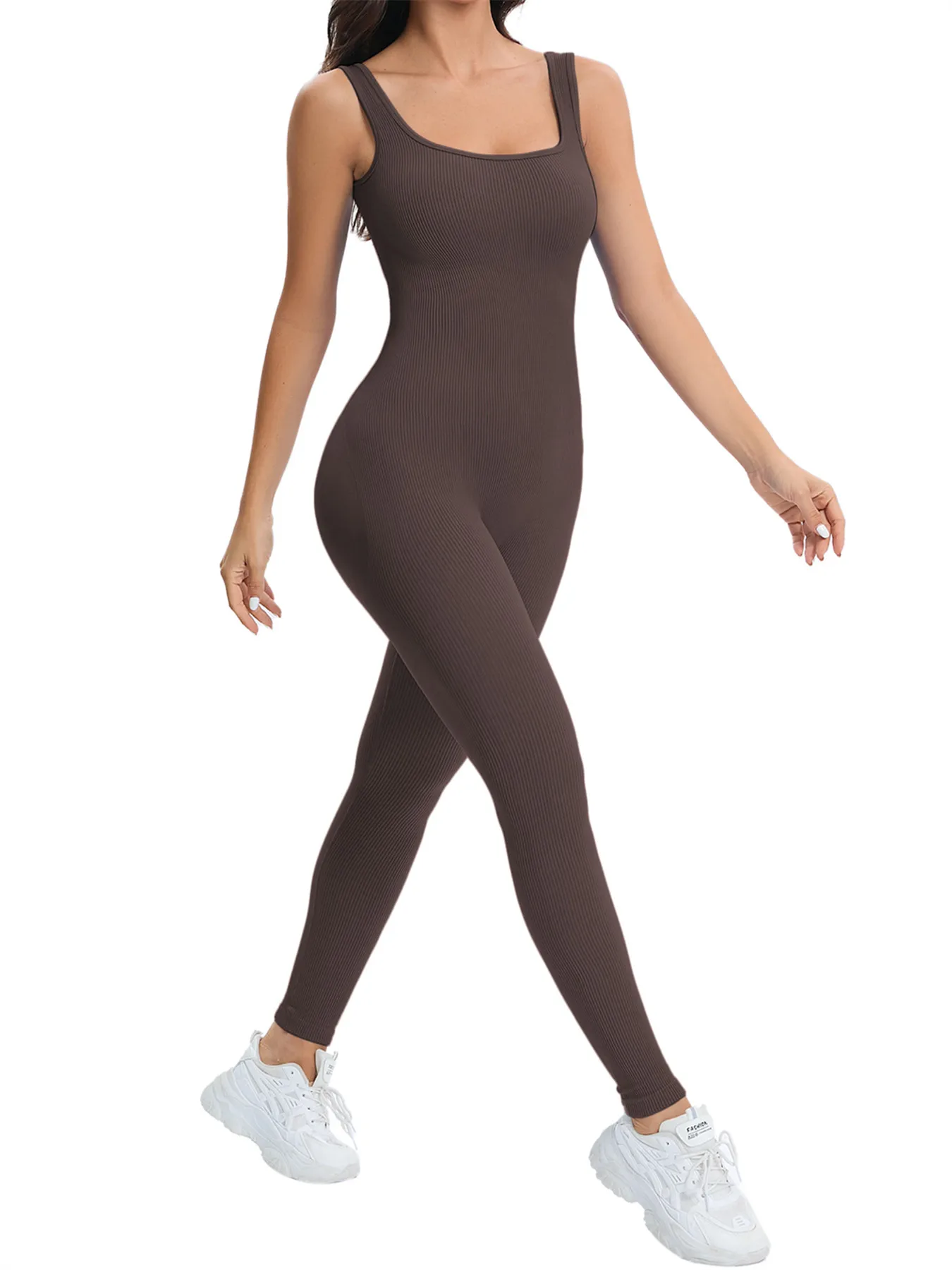 Slim-Fit Ribbed Jumpsuit — Image 18