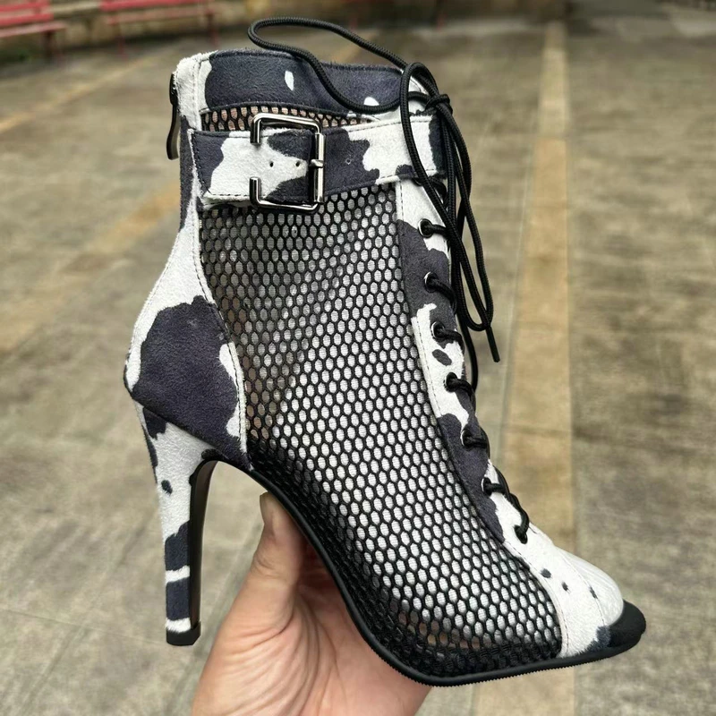 Mesh Summer High Heels — Image 57