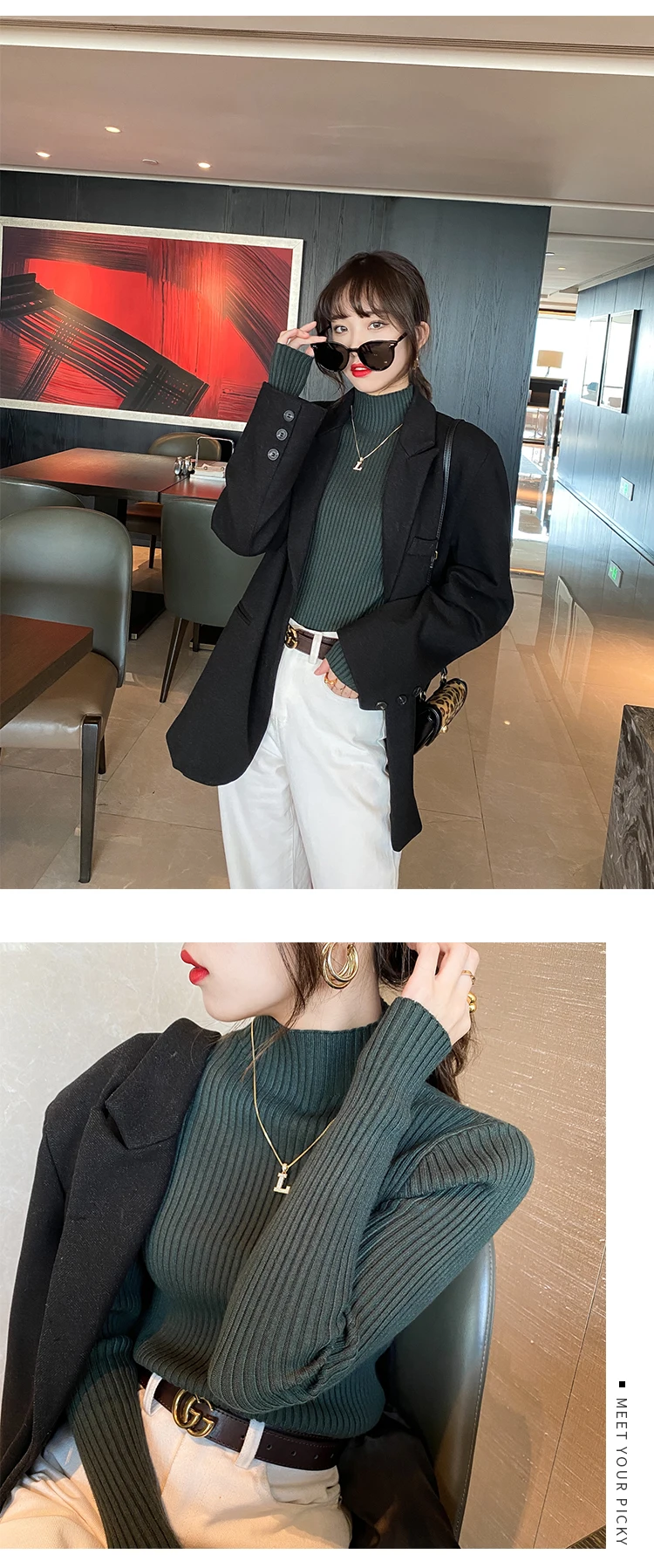 Elegant Knitted Sweater — Image 24