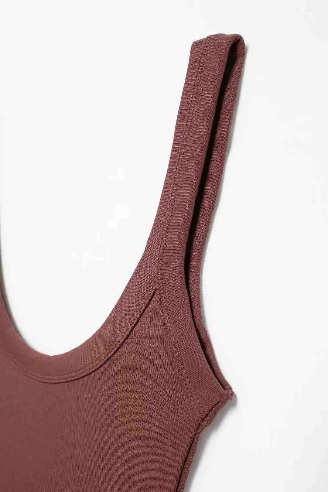 Slim-Fit Ribbed Bodysuit with Buttons — Image 15