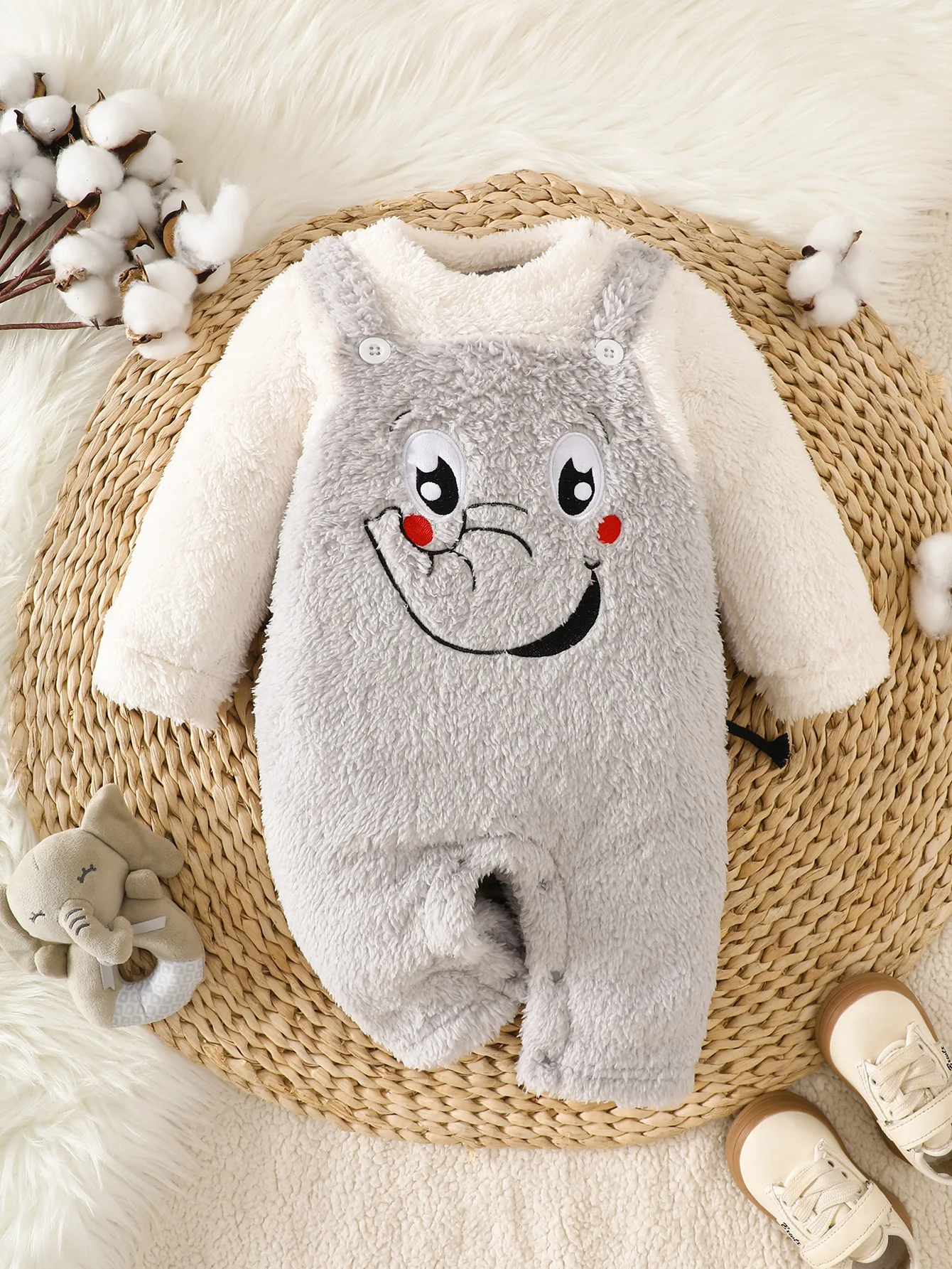 Newborn Long Sleeve Winter Jumpsuit