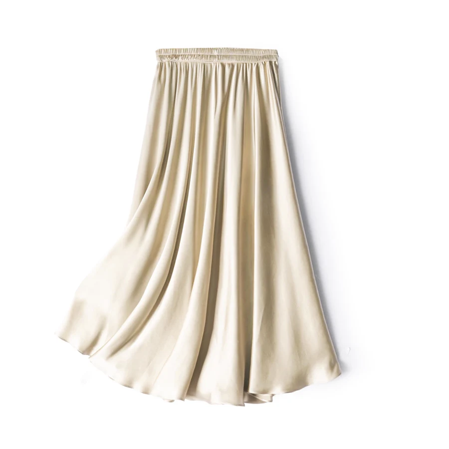Silk Pleated Skirt — Image 8