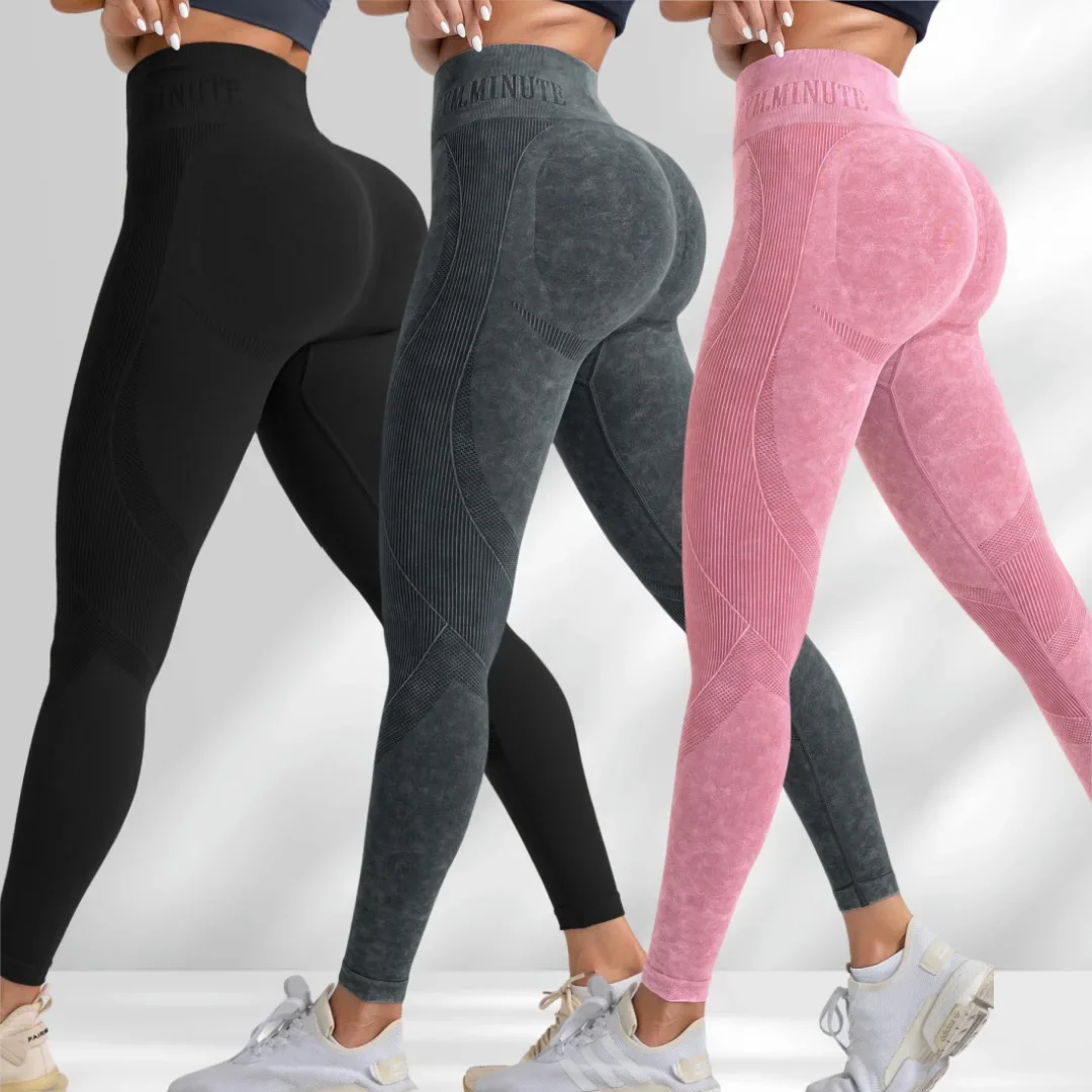 Seamless Hip-Lifting High-Waisted Yoga Pants — Image 10
