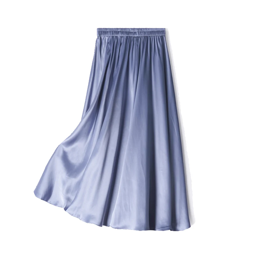 Silk Pleated Skirt — Image 9