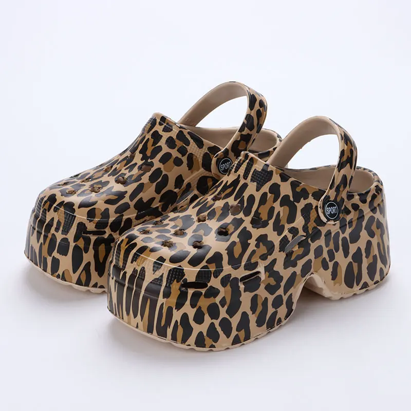 Thick Leopard Print Heels — Image 11