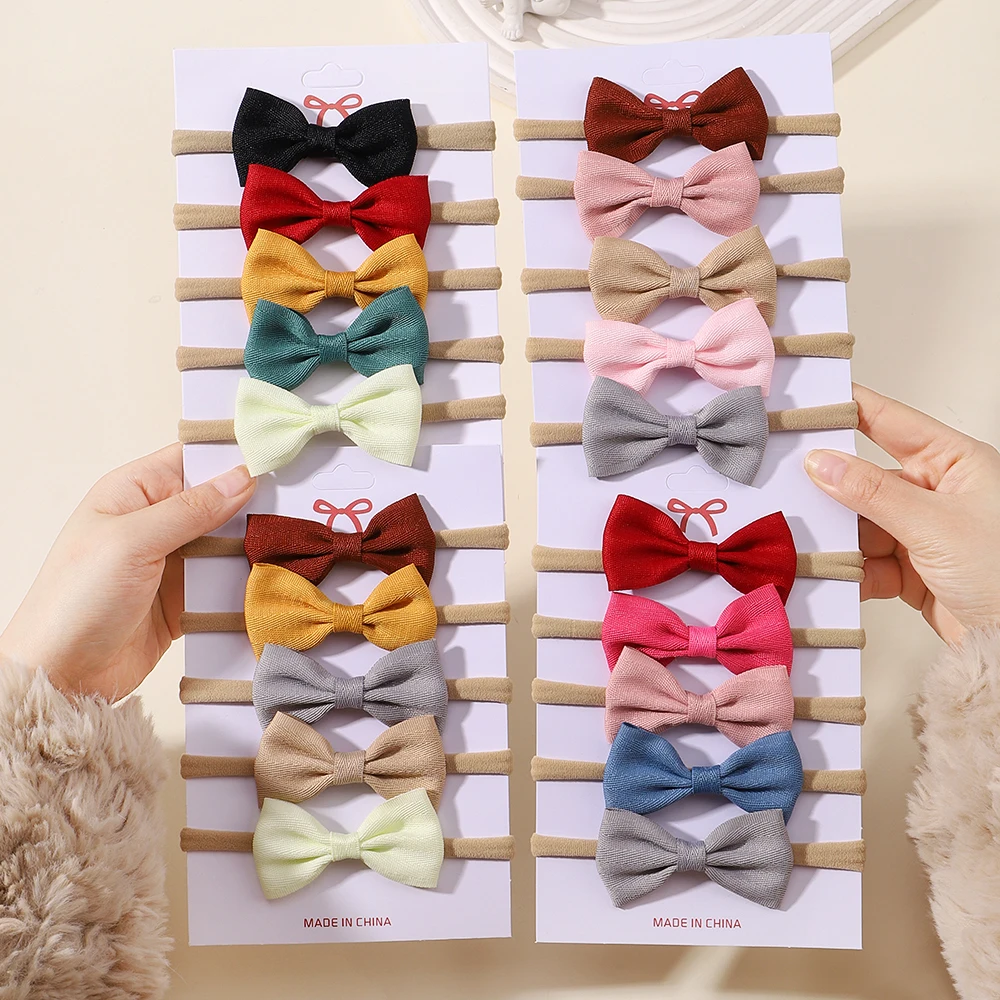 Baby 5-Piece Solid Set with Bow — Image 39