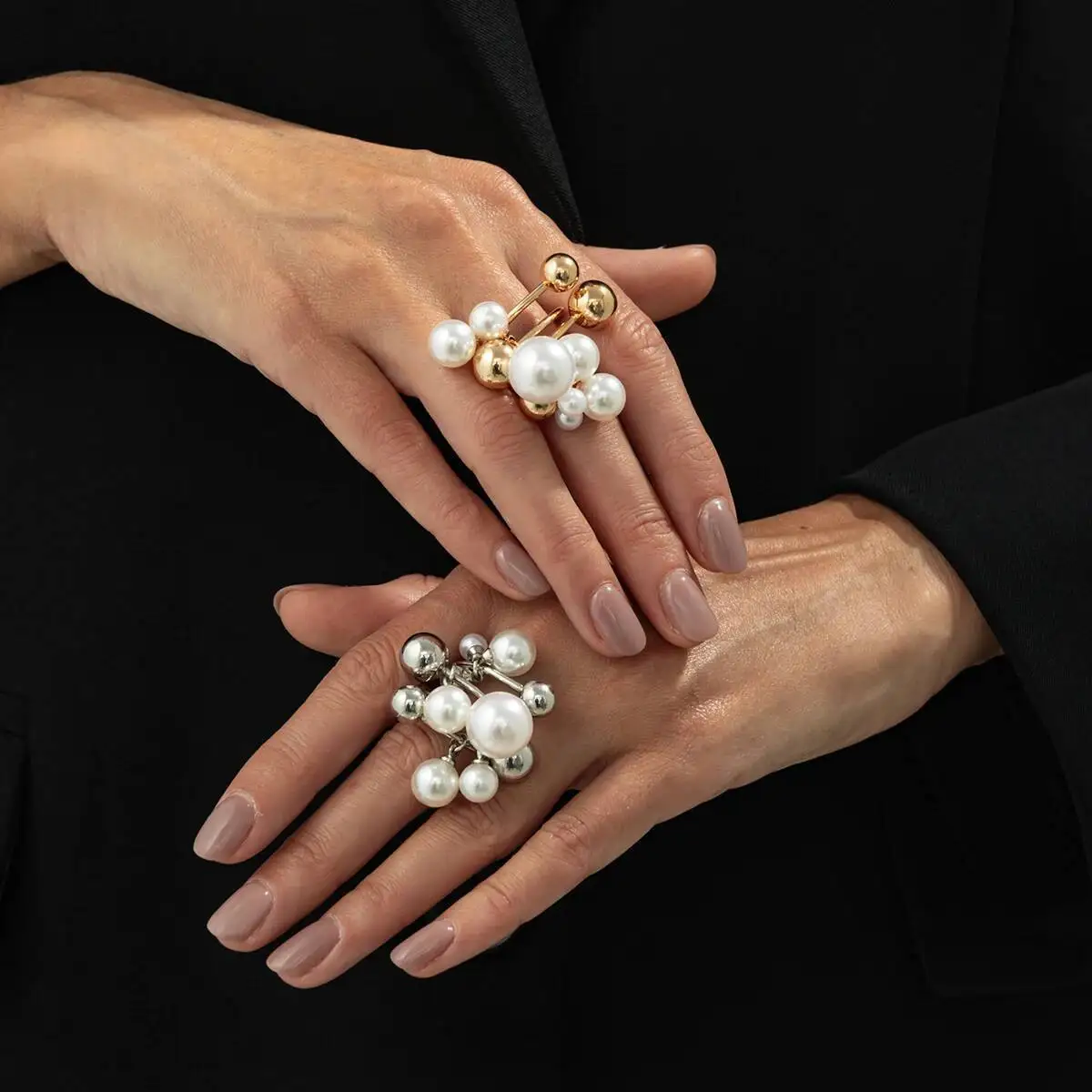 Retro Pearl Ring — Image 4