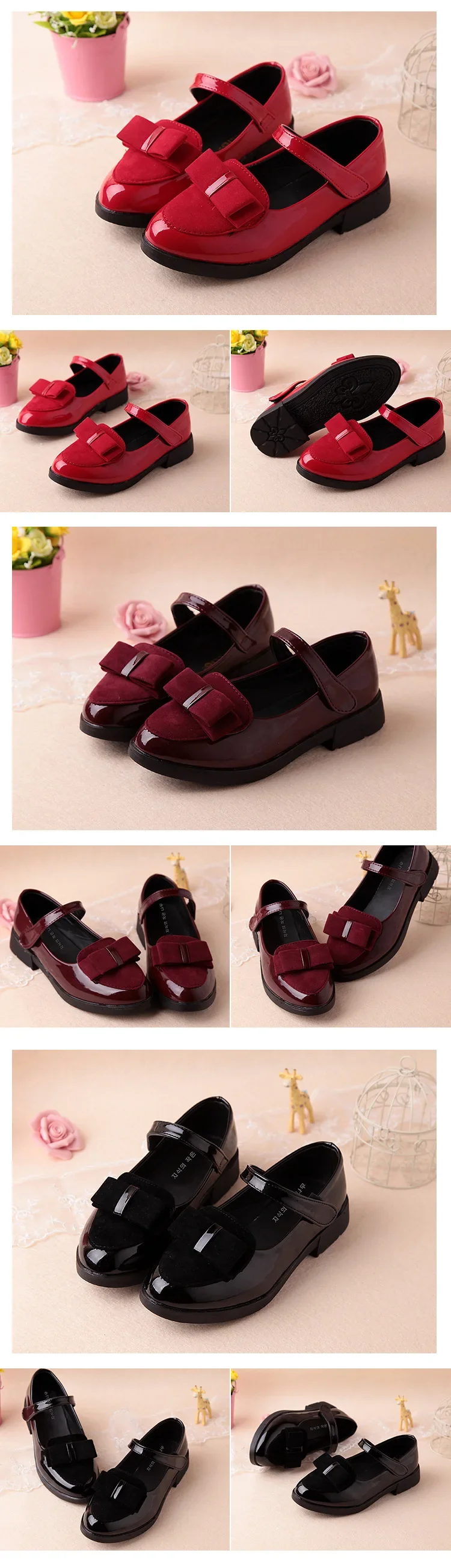 Girls' Flats with Bow — Image 9