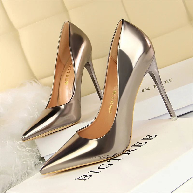 Leather High Heels — Image 25