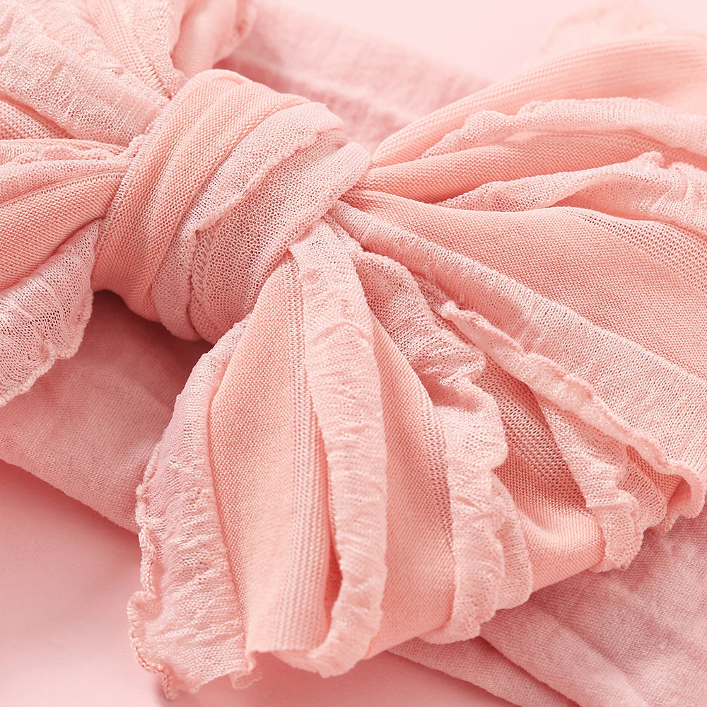 Newborn Nylon Hair Accessory with Bow — Image 6