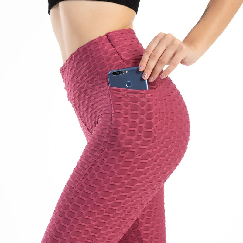Stretchy Gym Leggings with Pocket — Image 53