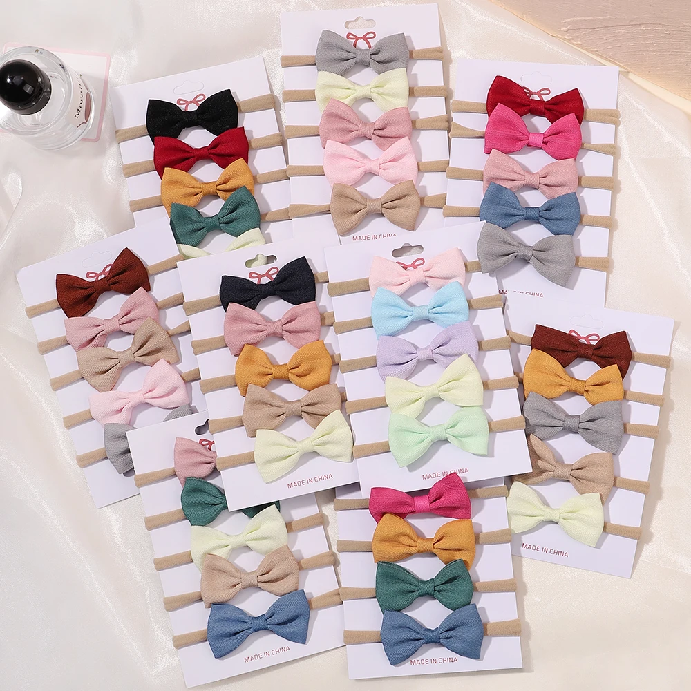 Baby 5-Piece Solid Set with Bow — Image 35