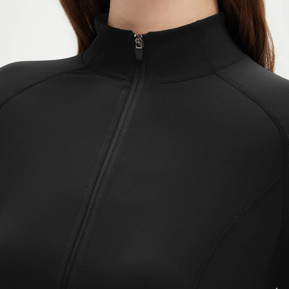 Solid Long Sleeve Set with Zipper — Image 8
