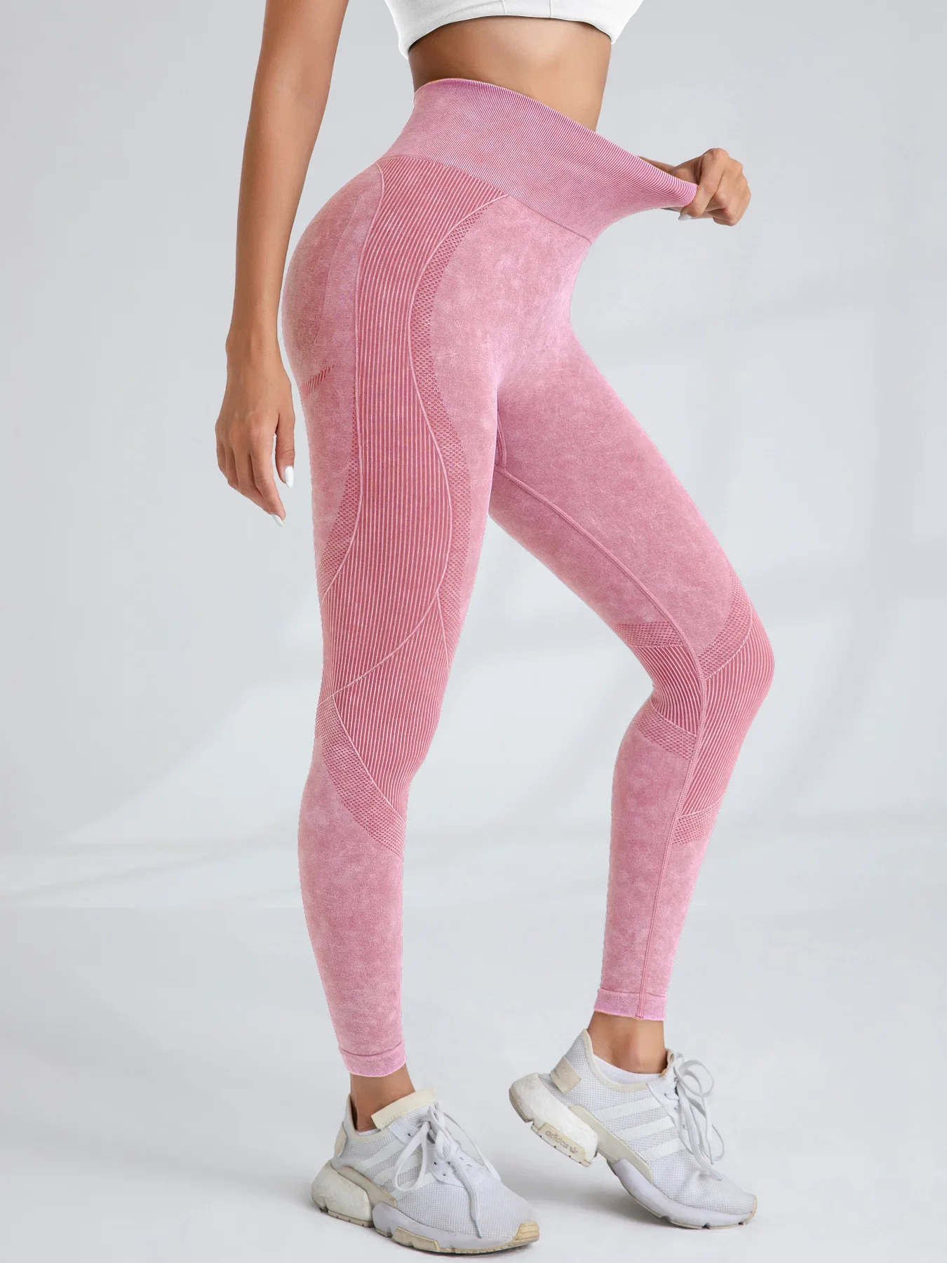 Seamless Hip-Lifting High-Waisted Yoga Pants — Image 48